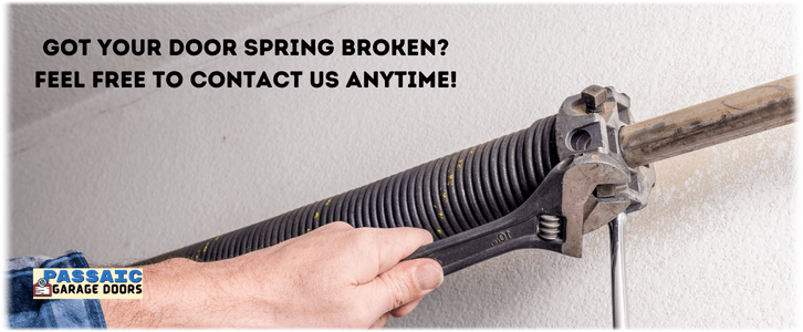 Broken Garage Door Spring Repair Passaic NJ